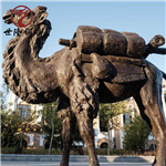 铜骆驼安装在杭州广场